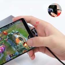 Magnetic Cable LED Flowing Light Fast Charger Type C USB Data Sync Cord