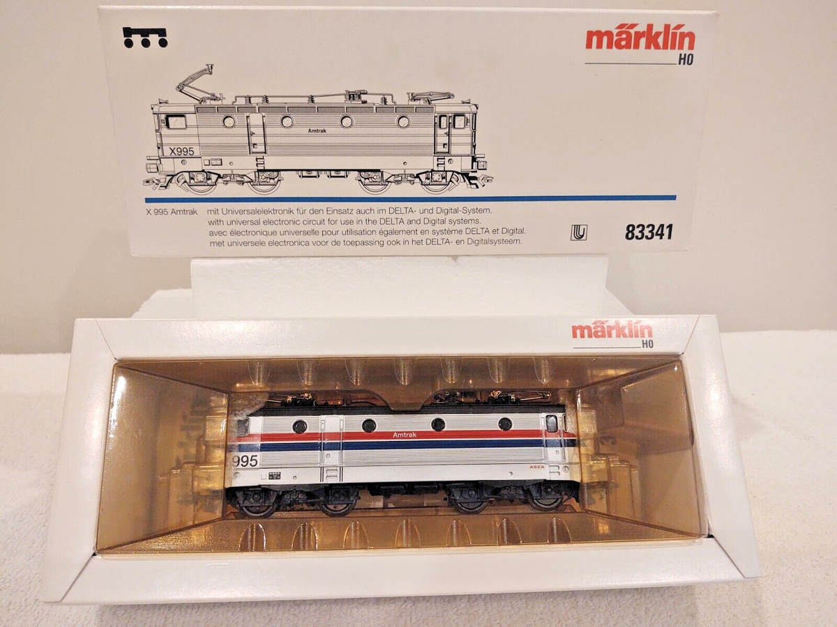 MARKLIN 83341 X995 HO LOCOMOTIVE Insider AMTRAK Club Only NEW IN