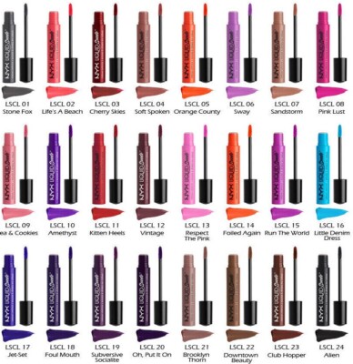 NYX COSMETIC PROFESSIONAL MAKEUP LIQUID SUEDE CREAM/METALLIC MATTE LIPSTICK 4 ml