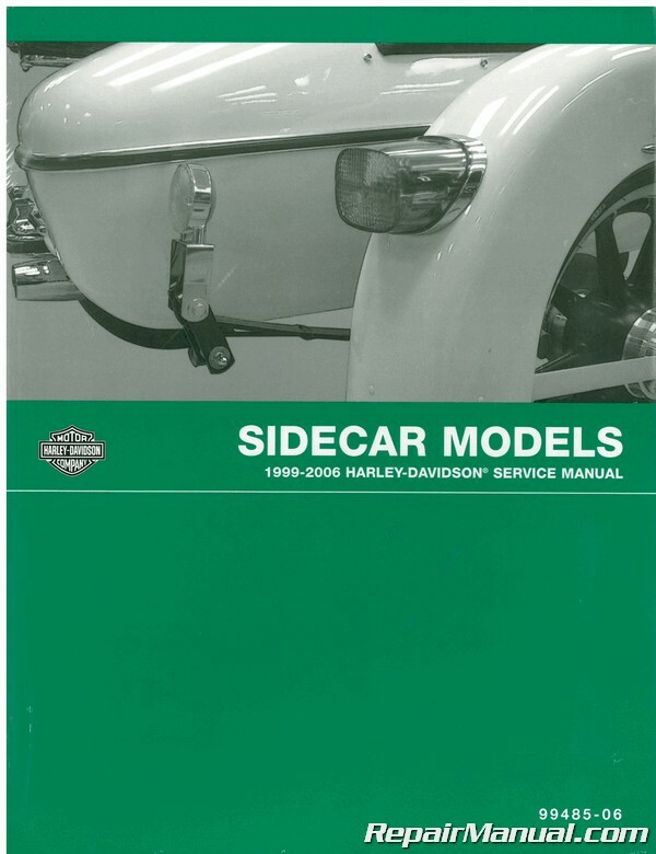1999-2006 Harley Davidson Sidecar Service Manual : 99485-06 | eBay