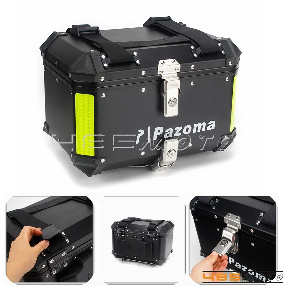 Maleta trasera de almacenamiento de maletero de liberación rápida 42L para BMW F650 F650CS Foto 2 de 4