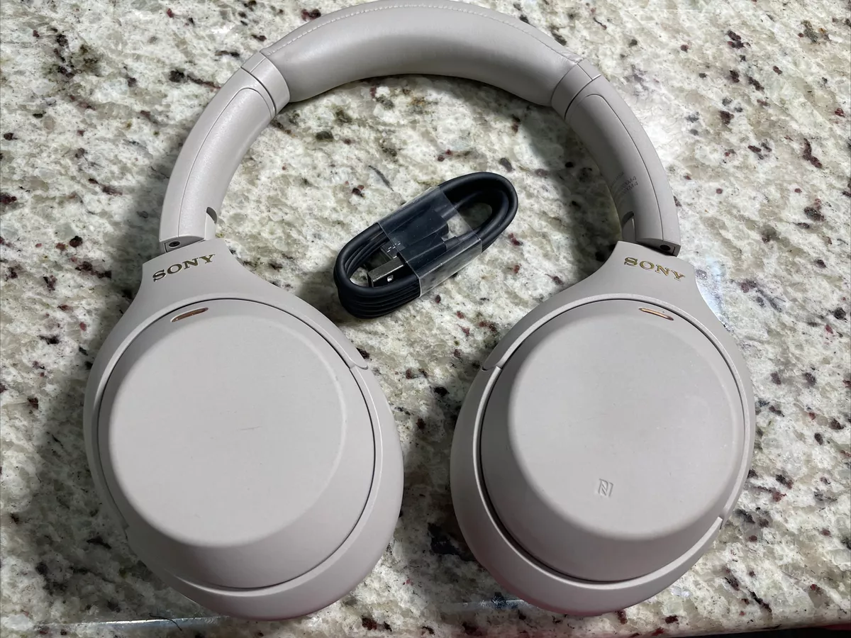 SONY WH-1000XM4 WIRELESS NOISE CANCELLING HEADPHONES Silver/Beige  27242919426