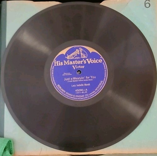 1912 Just A Wearyin For You/His Lullaby Lucy Isabelle Marsh Victor Records HMV - Picture 2 of 3