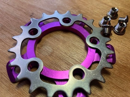 NOS Avid Microdaptor 20-tooth convertor for 110/74 cranks