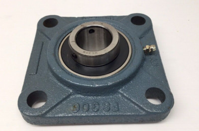 Asahi UCFS306D1 Flange Mount Ball Bearing Unit 30mm Bore Set Screw Locking Pilot