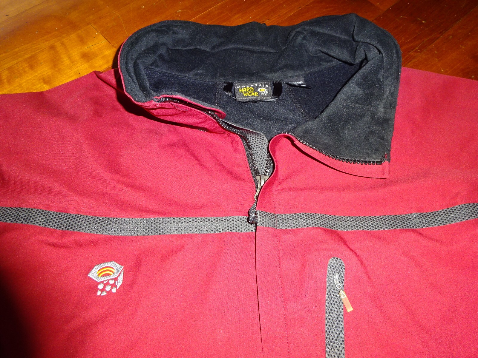 MOUNTAIN HARDWEAR Conduit Softshell Fleece Lined Jacket Men's XXL Red Full Zip eBay