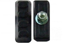 Wide Rubber Caliper BMX Brake Shoes Pads Old School,Powerful Stopping Large Pads