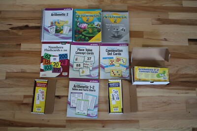 Abeka 2nd Grade Arithmetic Curriculum Abeka Grade 2 Arithmetic Flashcard Chart 