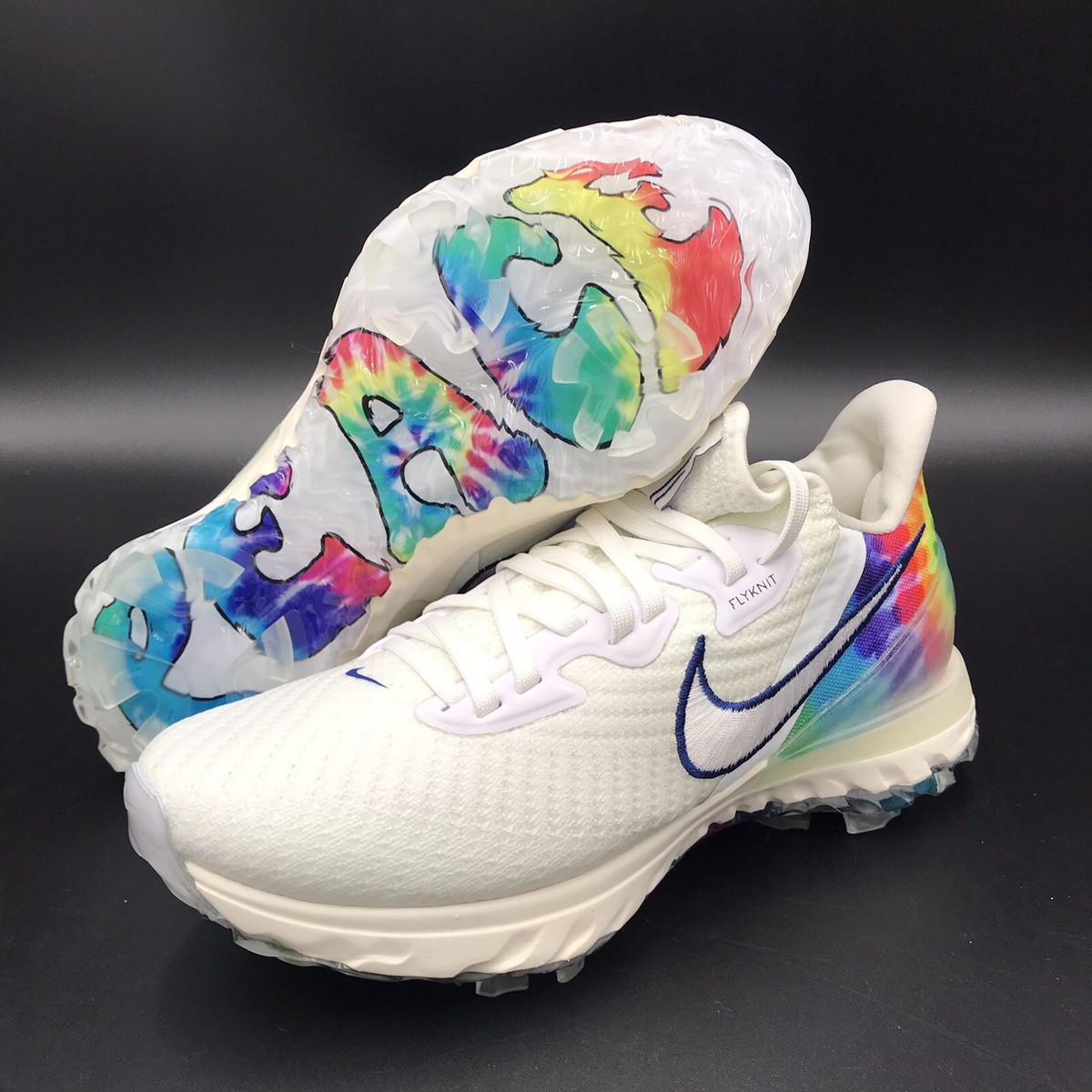 Nike ゴルフCT3732-100 Nike Air Zoom Infinity Tour Peace Love Tie Dye Golf Shoe