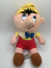 Walt Disney Pinocchio Plush Stuffed Animal 9  Toy Vintage Character Real Boy