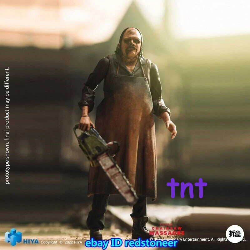 Figura de acción masculina Leatherface Texas Chainsaw Massacre 1/18 colección de modelos 5"" Foto 2 de 4