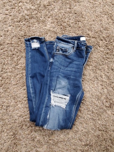 Girls Designer Clothing KanCan Ester Skinny Jeans - Size 5/26 Waist - Inseam 27 - Picture 3 of 9