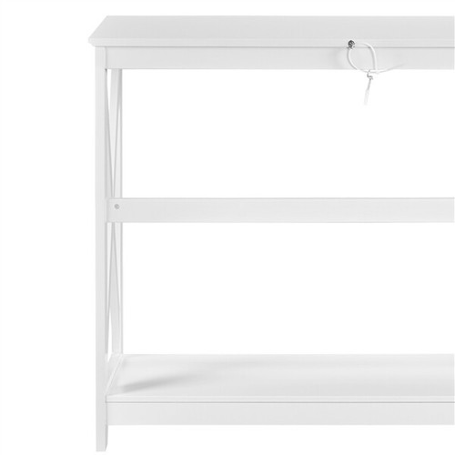 Mesa de Consola Recibidor Mesa de Entrada Estrecha Mueble Recibidor para Salón - Imagen 8 de 9