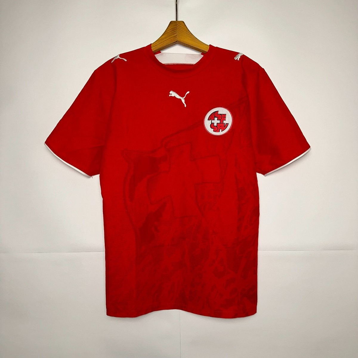 SWITZERLAND 2006 2008 HOME FOOTBALL SHIRT SOCCER JERSEY PUMA sz M