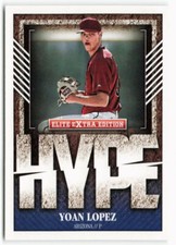 2015 Yoan Lopez Panini Elite Extra Edition Hype Rookie - Arizona Diamondbacks