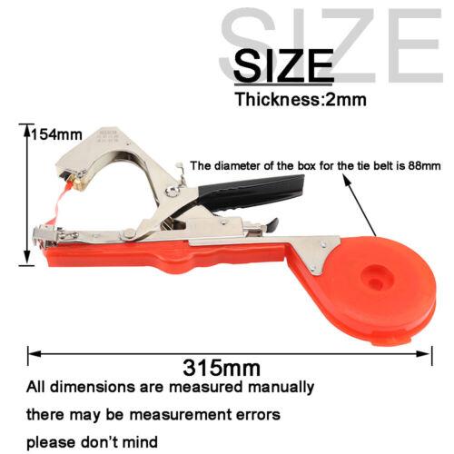 Garden Plant Tying Vine Tape Tool Strapper Cane Support Ribbon Machine F Tomato - Picture 4 of 12
