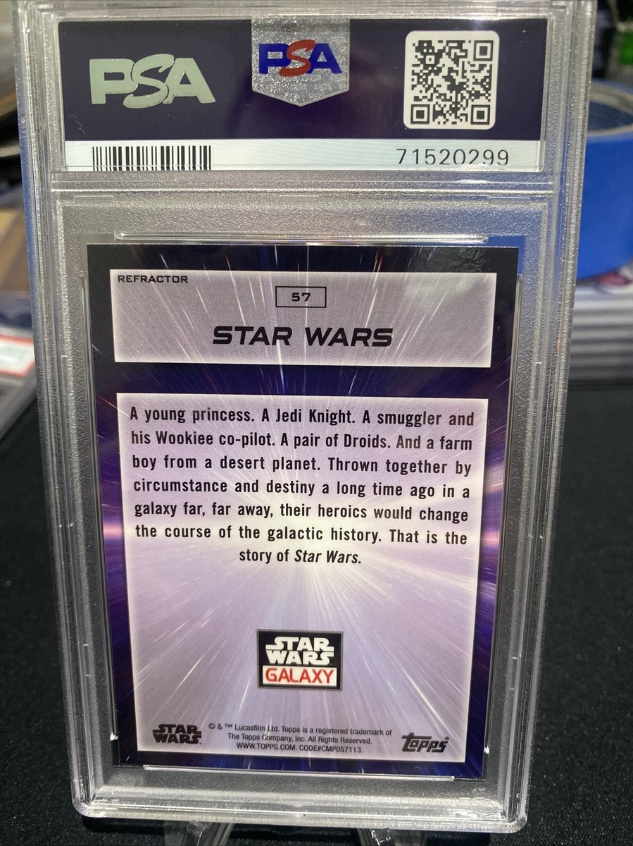 2022 Topps Chrome Star Wars Galaxy Box Cover Art #57