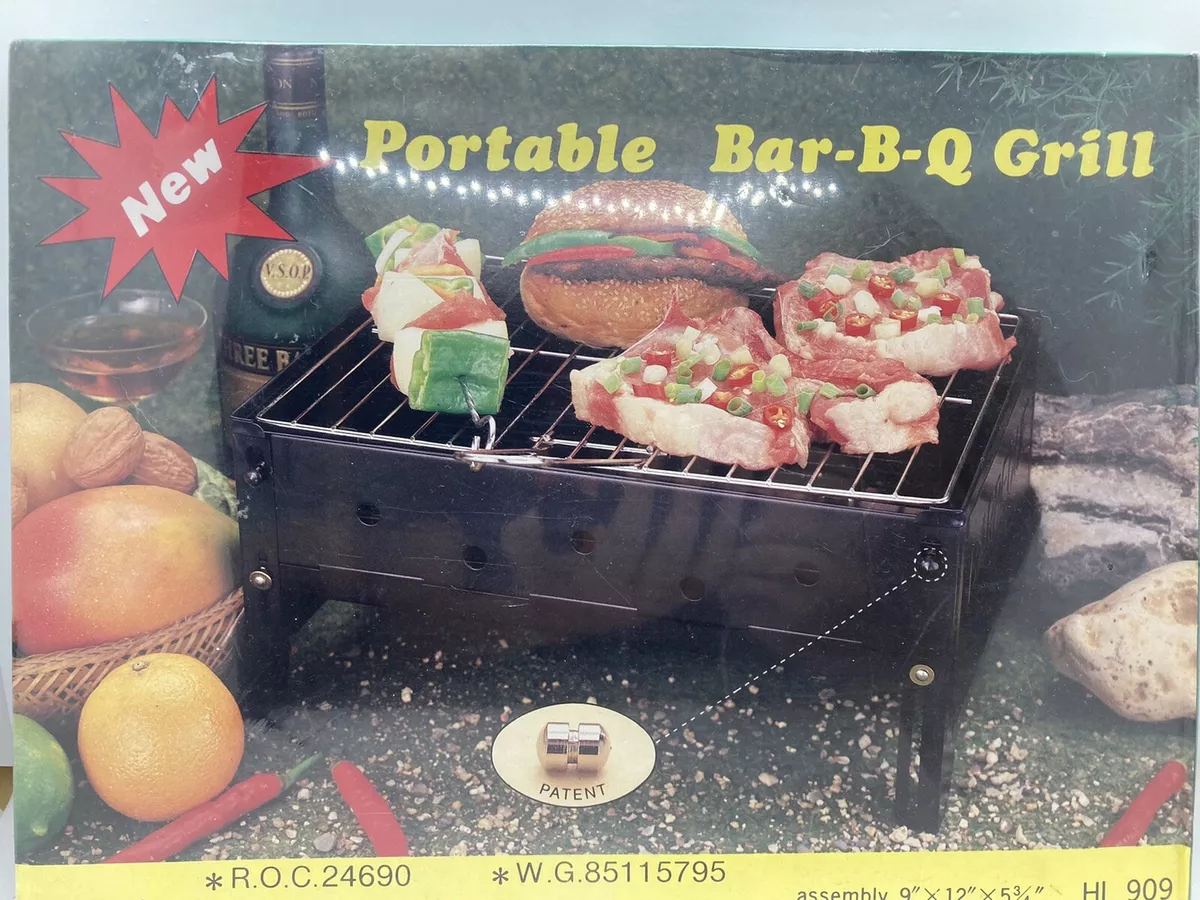 Vintage NIB Portable Bar B Q Barbeque Grill