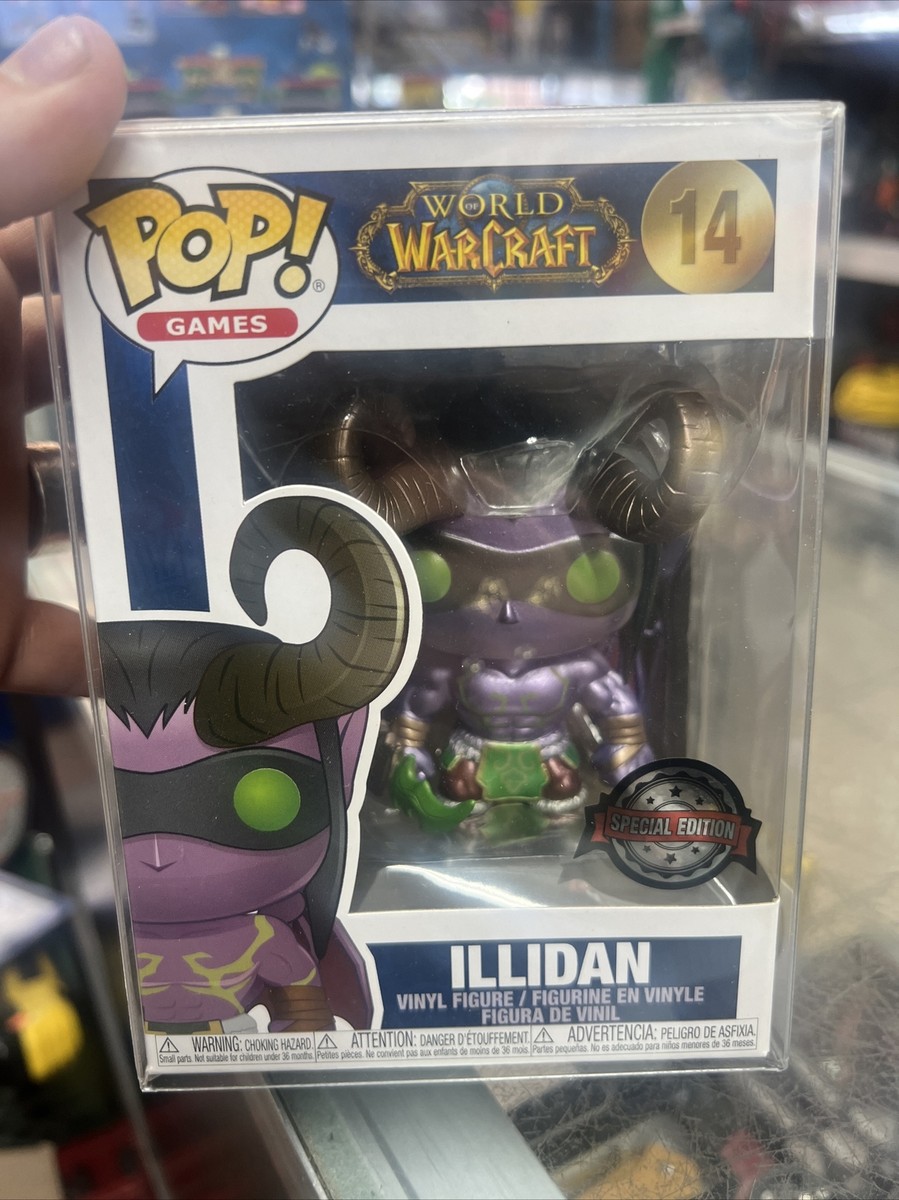 Figurine Funko Pop! Illidan Stormrage World Of Warcraft - Vinyle 9,5 Cm, édition Chase Possible 1/6