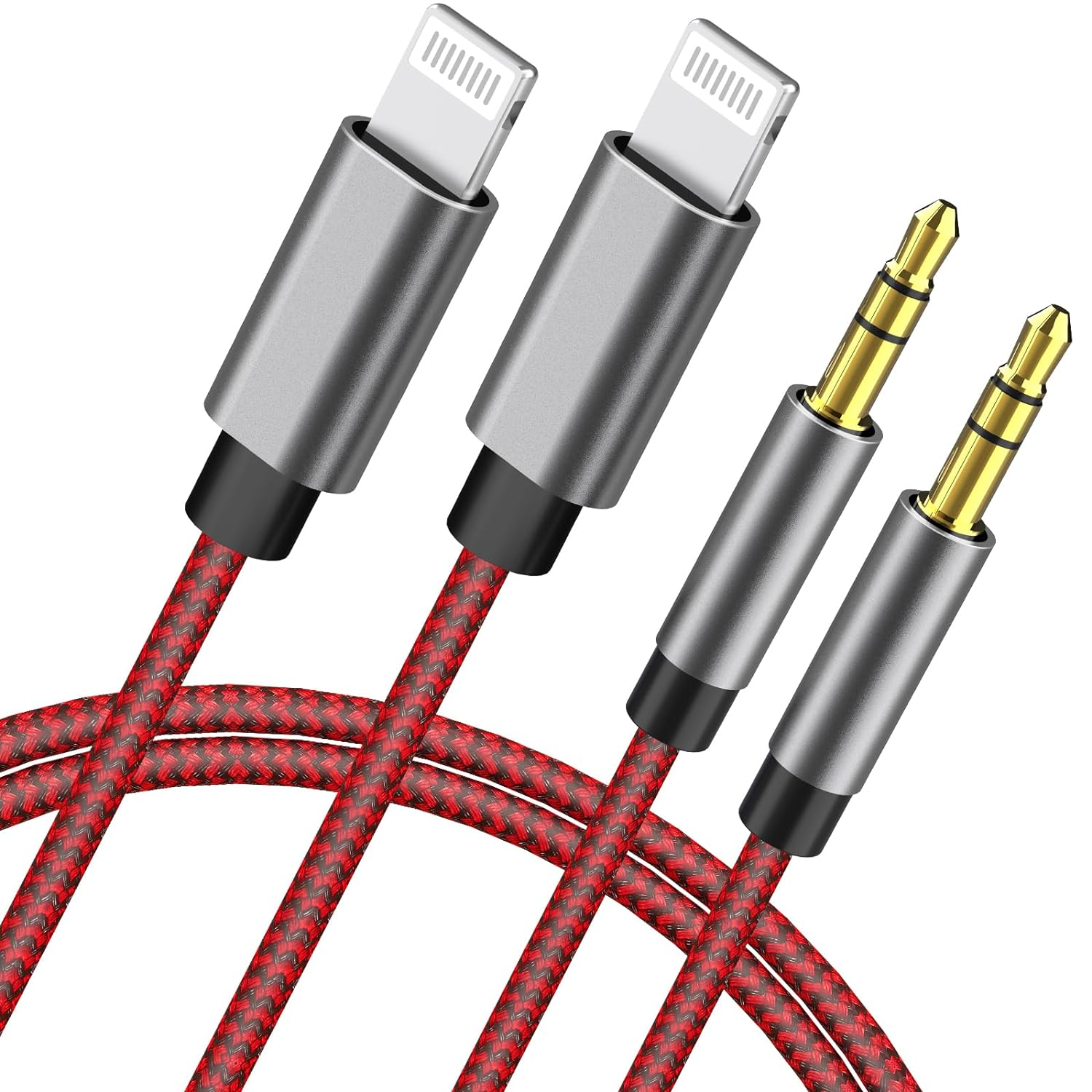 [Apple MFi Certified] iPhone to 3.5mm Car AUX Stereo Audio Cable; Free Shipping