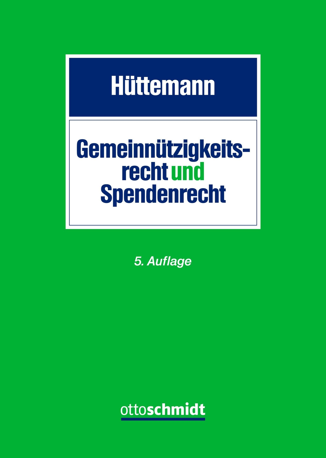 Thumbnail - Rainer Hüttemann | Gemeinnützigkeitsrecht Und Spendenrecht | Buch |