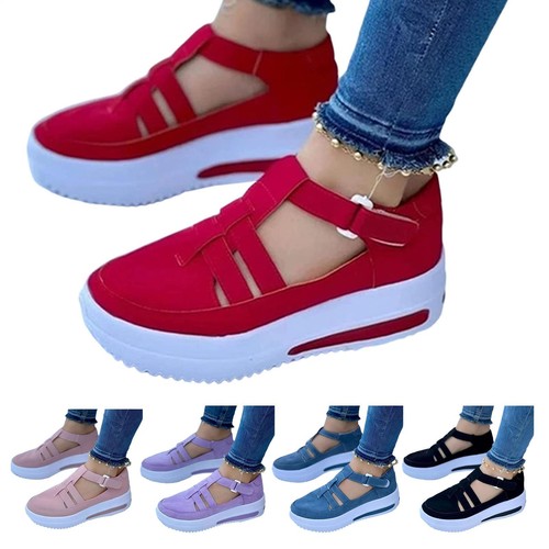 Women Thick Bottom Sandals for Walking Leisure Sport Comfort Sandals - Picture 10 of 50