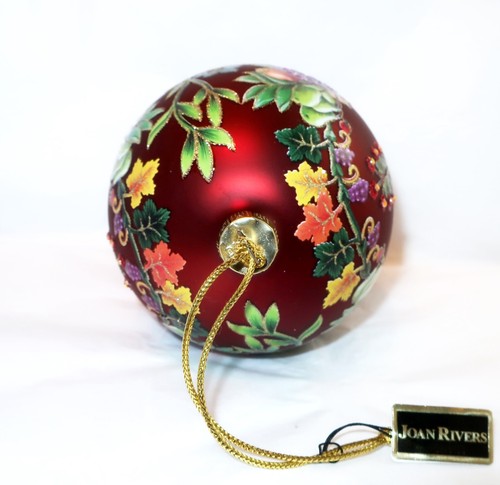 Joan Rivers Faberge Inspired Cornucopia Egg Ornament Christmas Easter Box 5.5" - Picture 7 of 11
