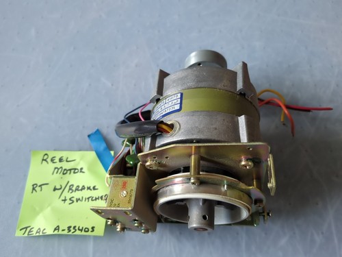 Teac A-3340S Reel to Reel – Right Motor EM1421 w/ Brake, Solenoid Switch