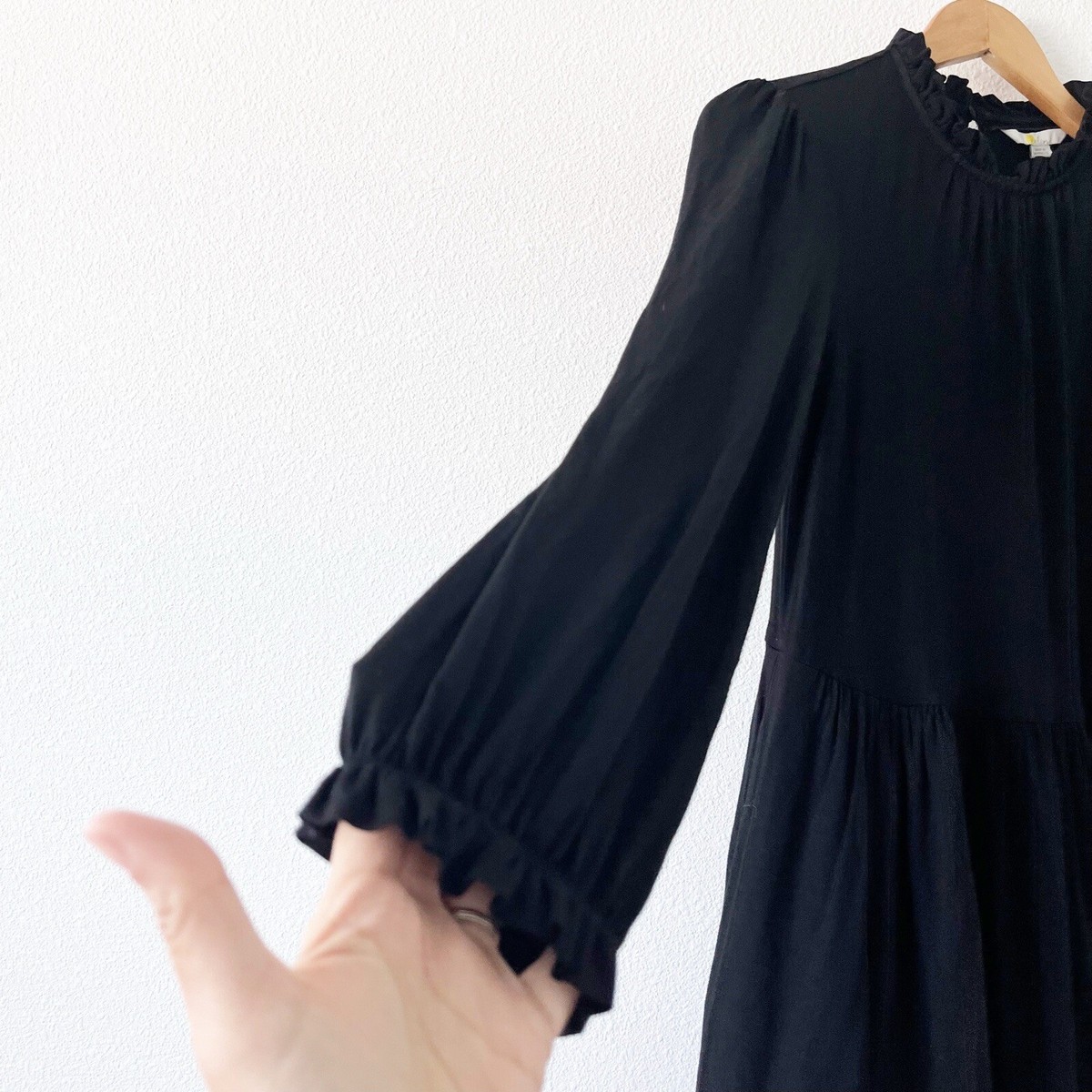 Boden Clara Jersey Shirt Dress in Black size 6 | eBay