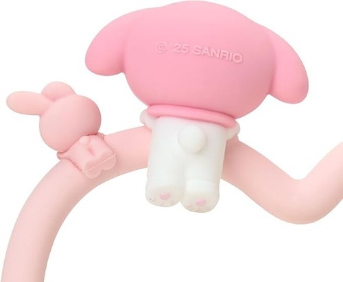 Sanrio My Melody Phone Ring Strap Silicone Adjustable Grip Holder 550795 JPN New - Picture 4 of 12