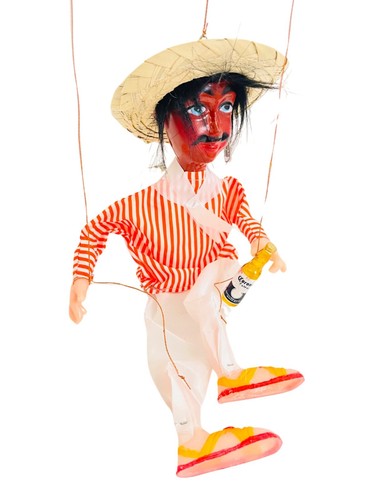 Mexican Marionette String Puppet - Borrachito (Drunk) - Picture 5 of 5