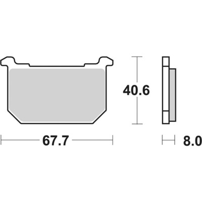 FRONT BRAKE PADS RACING SBS 539DCC