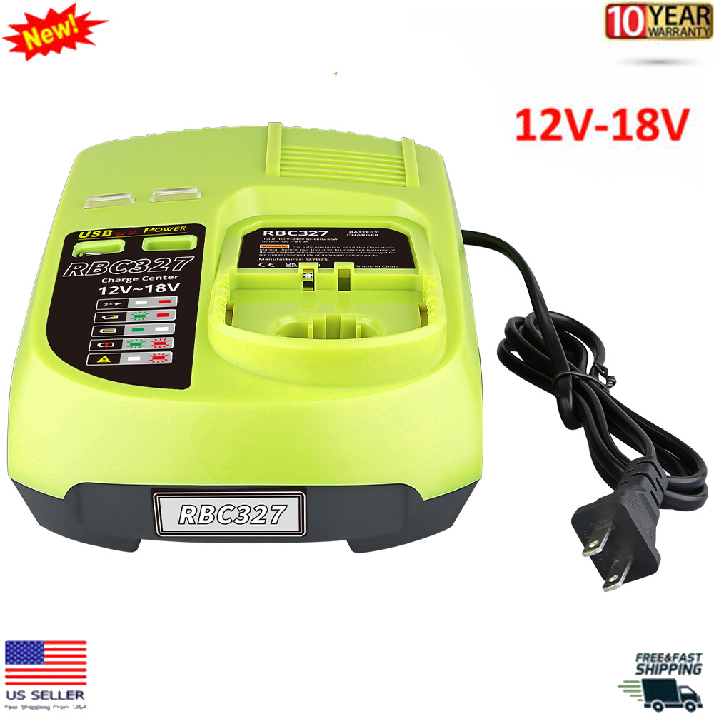 Charger For RYOBI P108 18V 18 Volt One Plus High Capacity Lithium-ion Battery