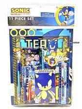 Sonic The Hedgehog 11 Pc Value Pack Set School Stationary Supplies Birthday Gift
