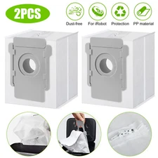 2Pcs Zipper Dust Bags Reusable For IRobot Roomba Robot Vacuum Cleaner i6 i7 i8 +
