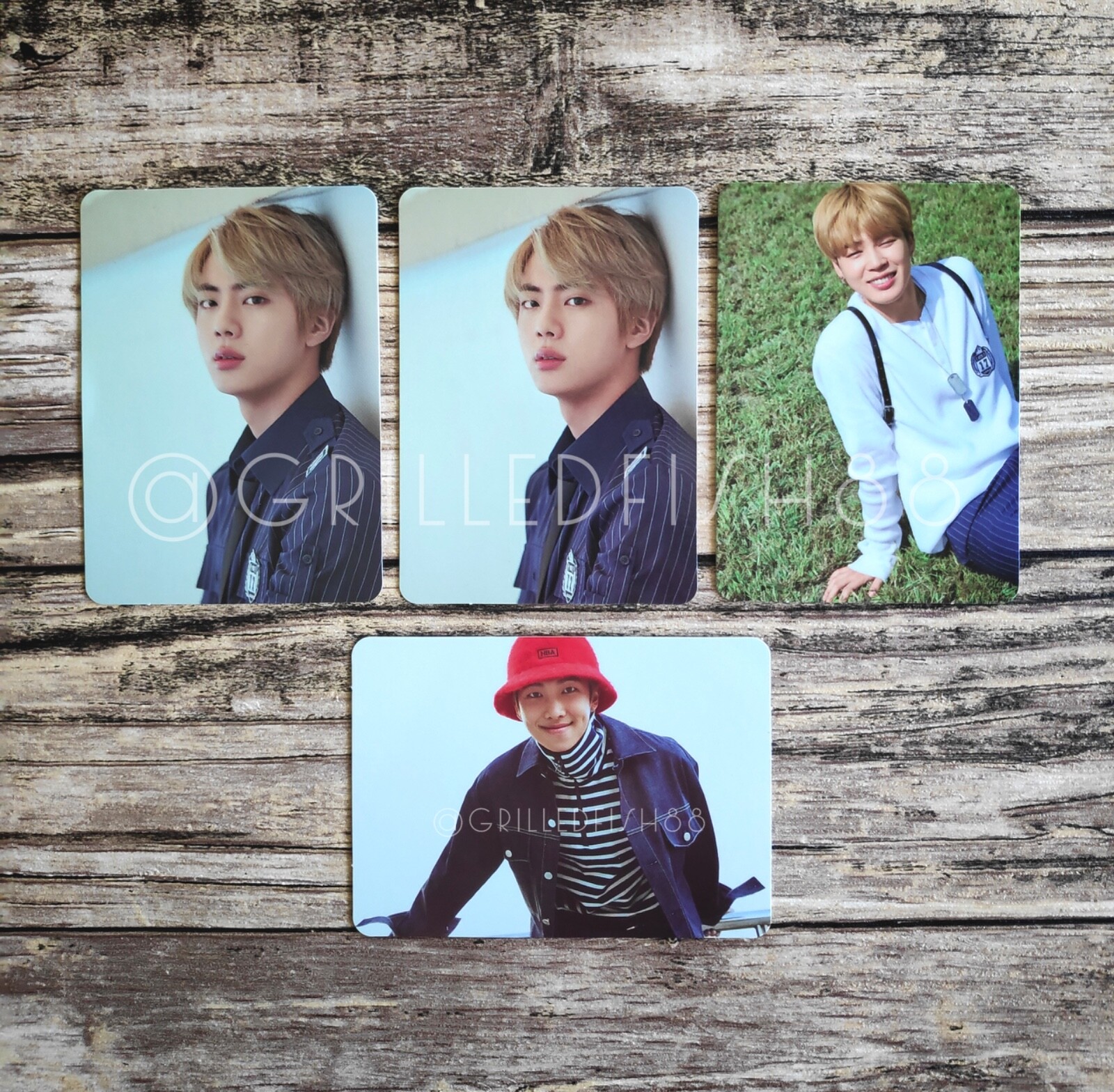 BTS 2017 Season Greetings Official Photocard PC RM JIN JIMIN  