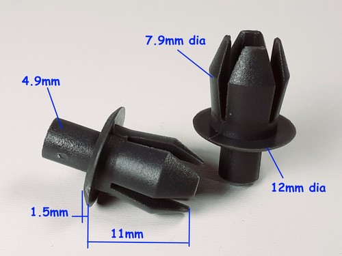For Suzuki 10 motor cycle fairing panel trim rivet fastener clips - Picture 2 of 8