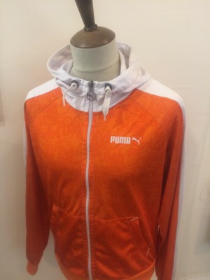 puma tracksuit orange