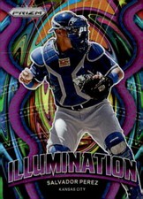 2022 Panini Prizm #IL-6 Salvador Perez Illumination Purple Prizm