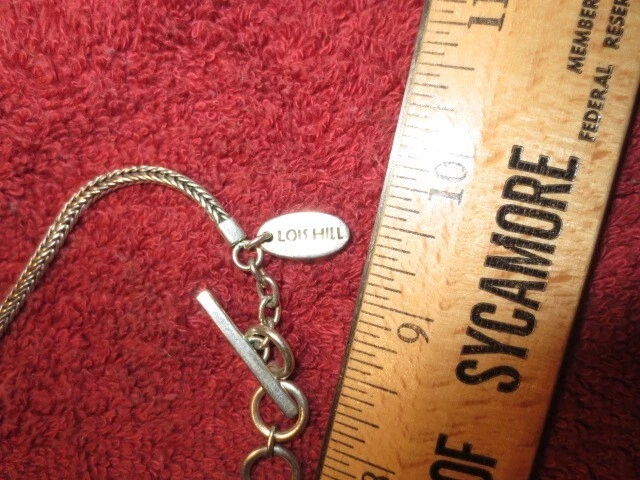 Plata de ley Lois Hill Indonesia. Collar colgante redondo 925 Foto 3 de 4