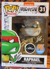 Funko POP! COMICS PX Exclusive Eastman & Laird's TMNT RAPHAEL B&W CHASE #31