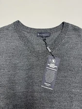 HART SCHAFFNER MARX Men’s Merino Wool V-Neck Vest Size 2XT NWT