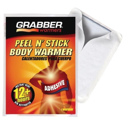 Grabber 375078 Body Warmer with Adhesive - 12 Hour