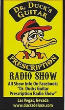 Dr. Ducks Guitar Prescription Radio Show Sticker