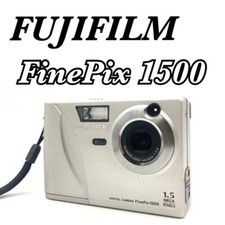 FUJIFILM FinePix 1500 Compact Digital Camera Silver Tested Working From Japan