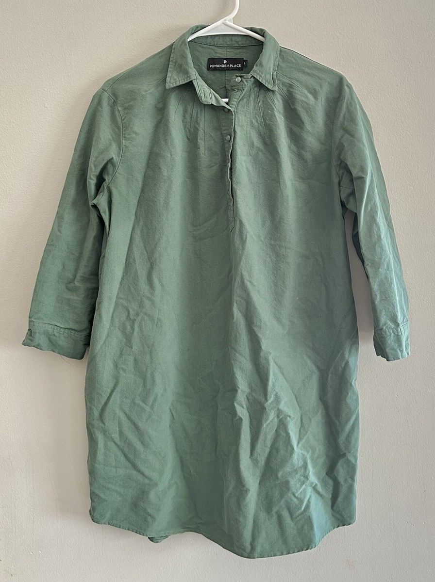 tuckernuck green polly dress Tuckernuck Pomander Place Green Polly Mini Dress | Size Small