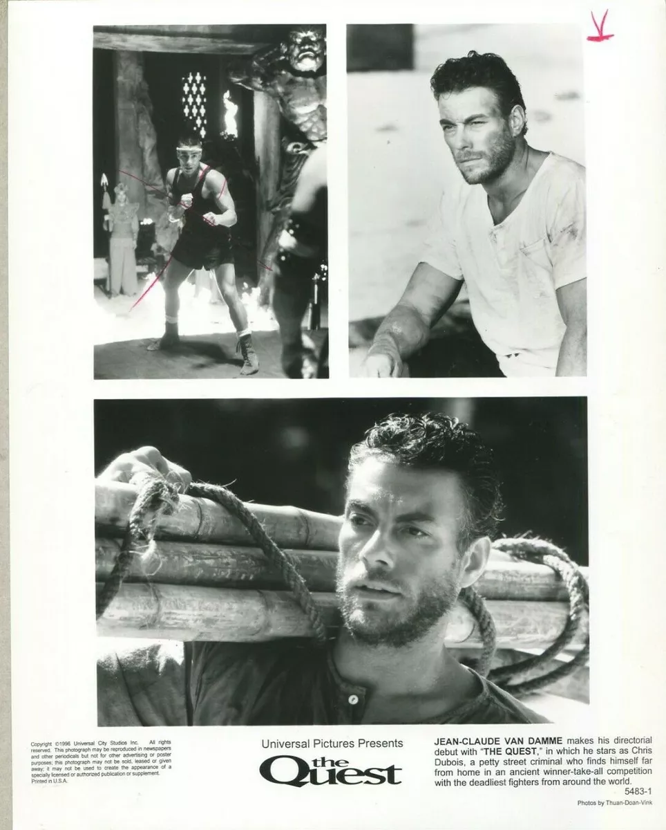 Jean Claude Van Damme Actor Movie The Quest 1996 VG press photo