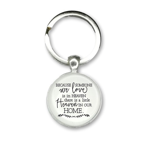 Memorial Gifts Custom Keyring Remembrance Heaven Mum Dad Grandad Nanny Pendant - Picture 4 of 7