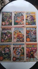 Marvel UK Future Tense Valor Team-Up x9 comics from 1980s