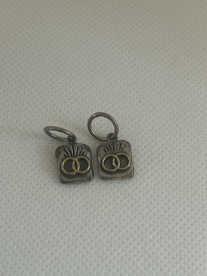 Two Waxing Poetic Just Like Heaven Wedding Rings ''Everlasting'' Charm